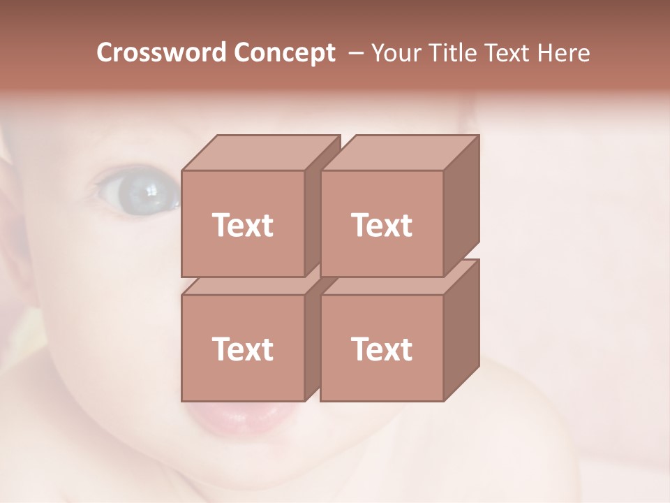 Little Baby Girl PowerPoint Template