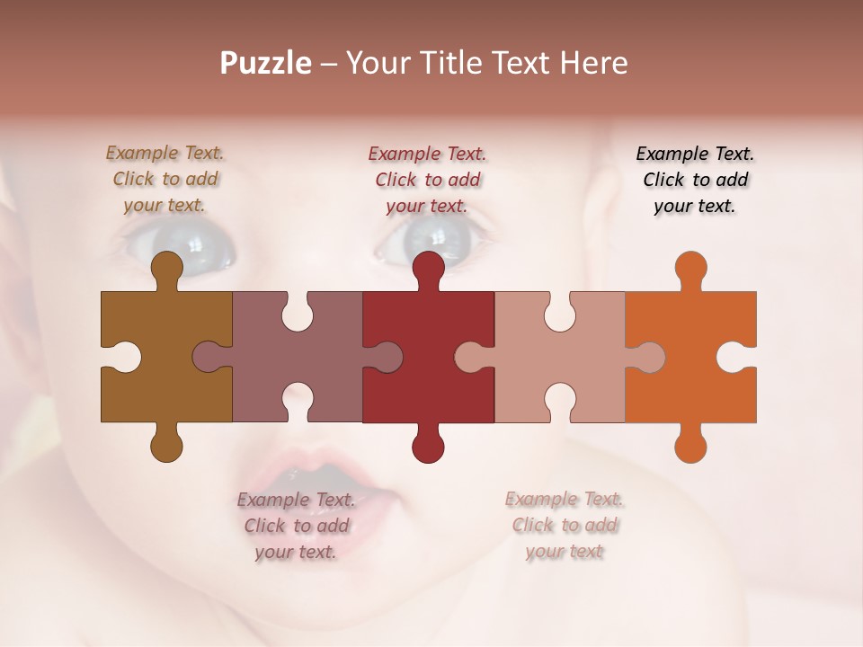 Little Baby Girl PowerPoint Template