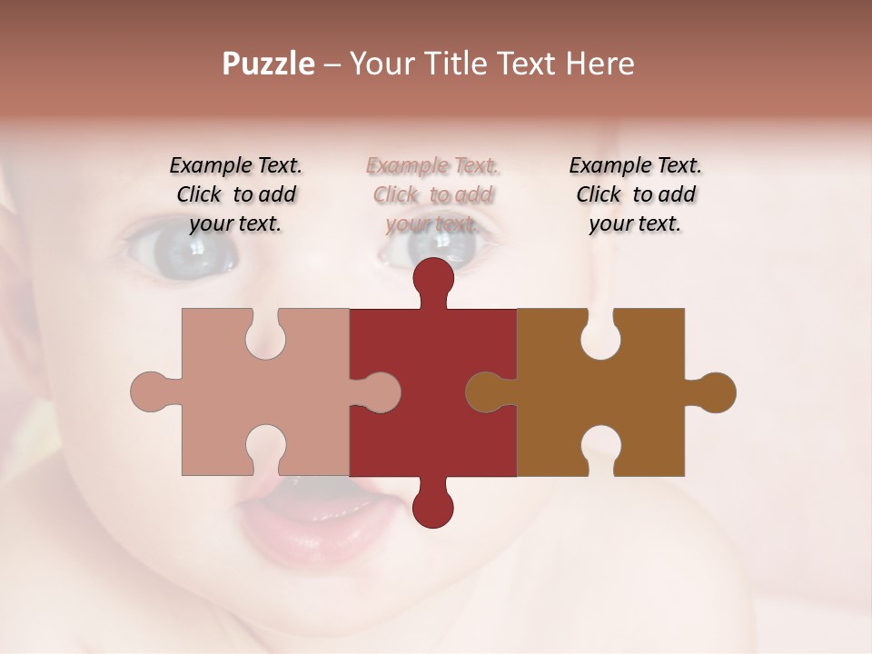 Little Baby Girl PowerPoint Template