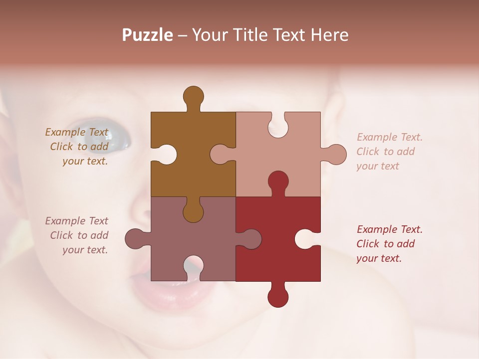 Little Baby Girl PowerPoint Template