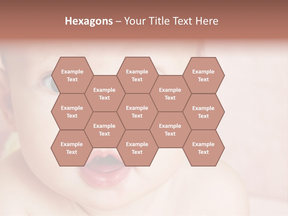 Little Baby Girl PowerPoint Template