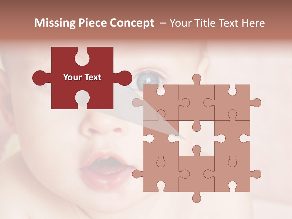 Little Baby Girl PowerPoint Template
