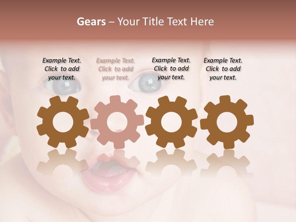 Little Baby Girl PowerPoint Template