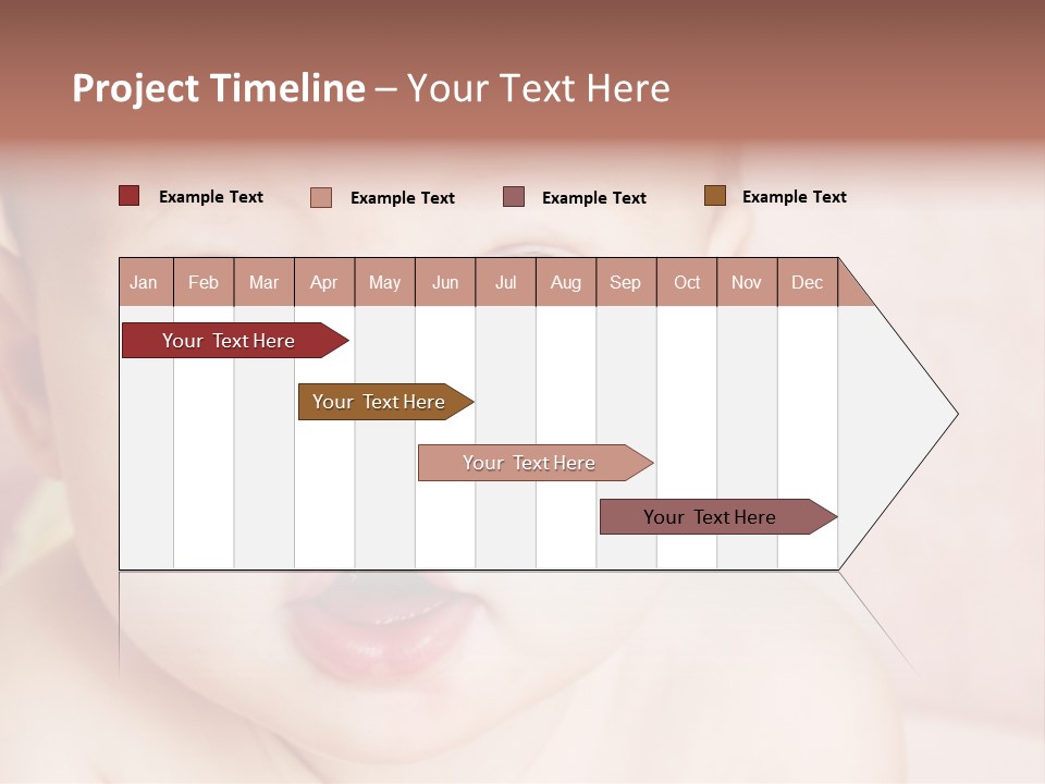 Little Baby Girl PowerPoint Template