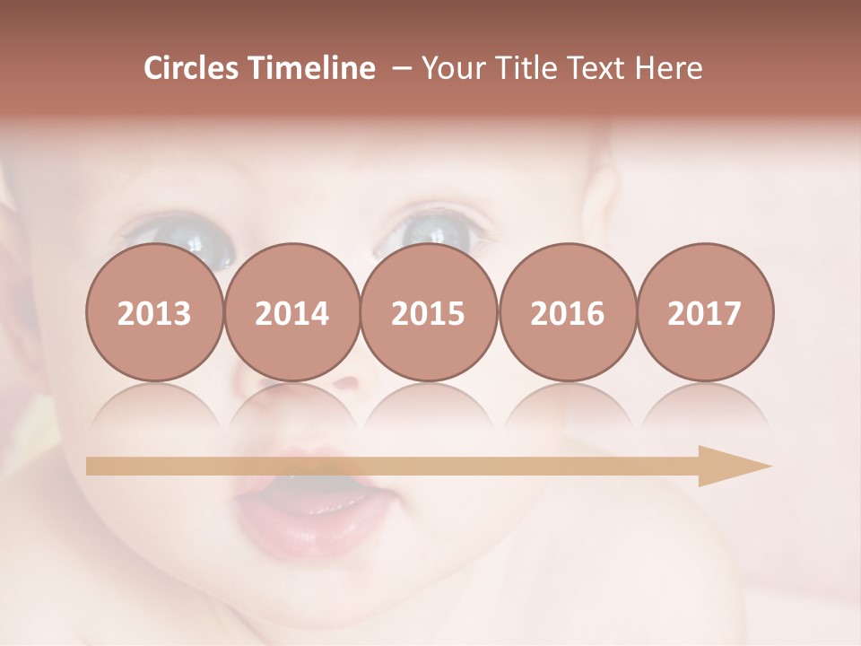 Little Baby Girl PowerPoint Template