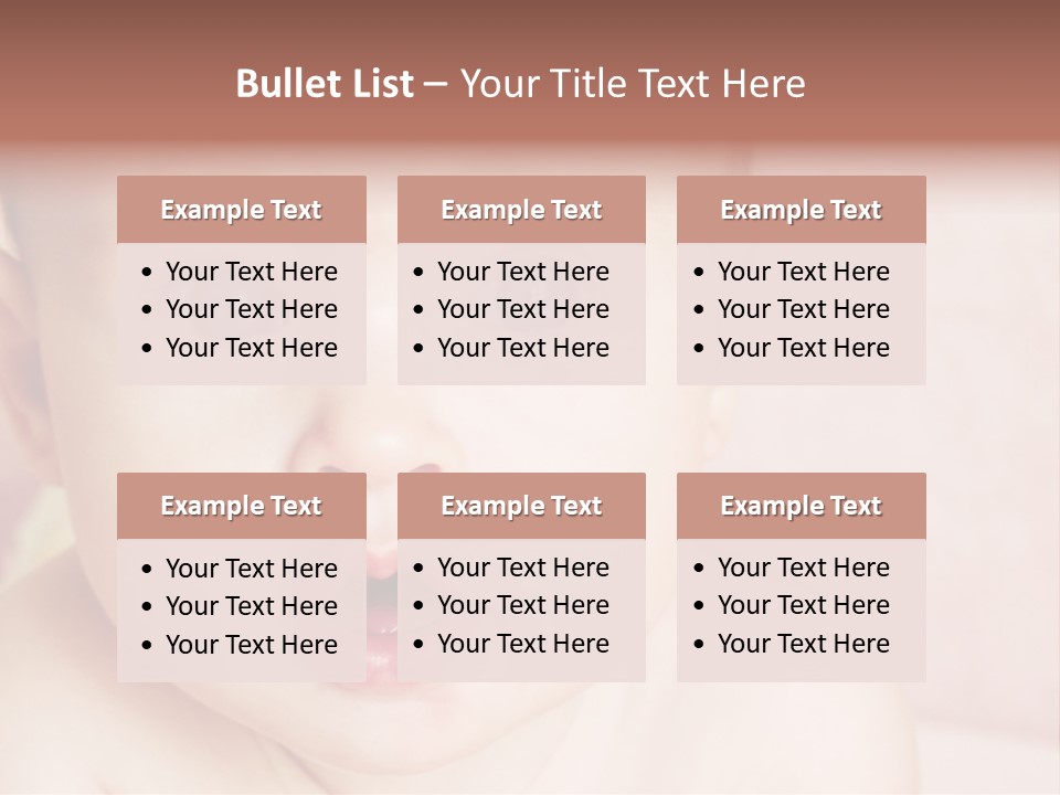 Little Baby Girl PowerPoint Template