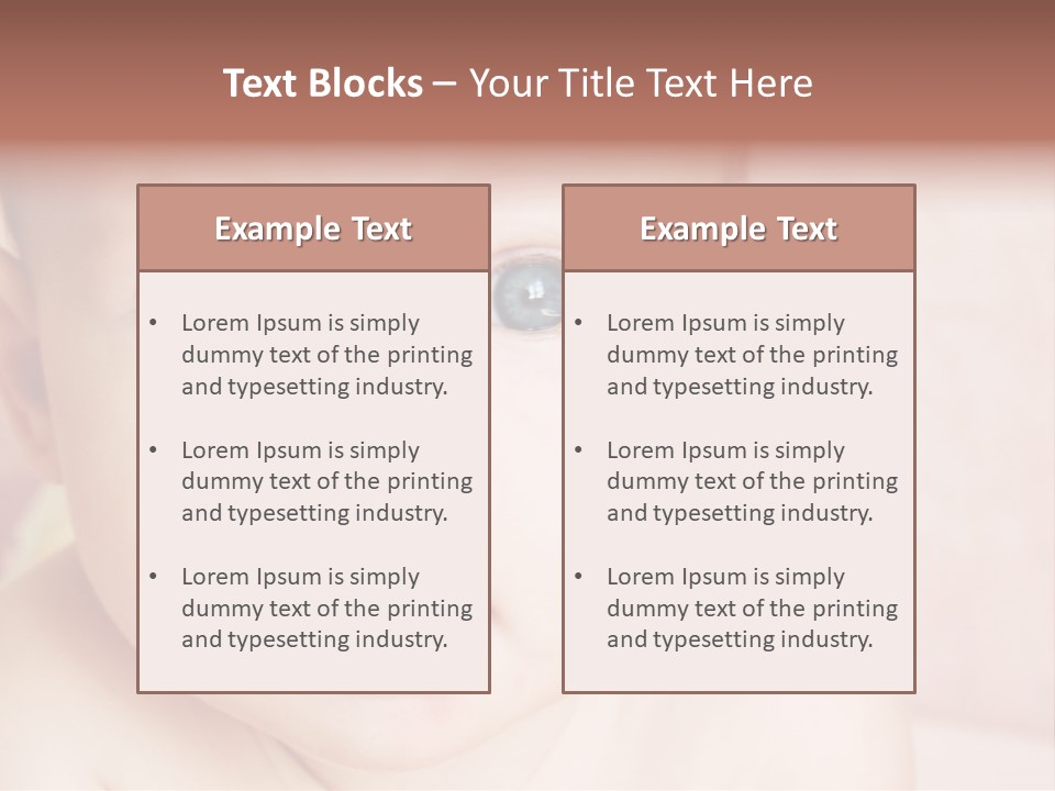 Little Baby Girl PowerPoint Template