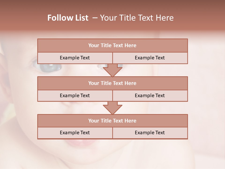 Little Baby Girl PowerPoint Template