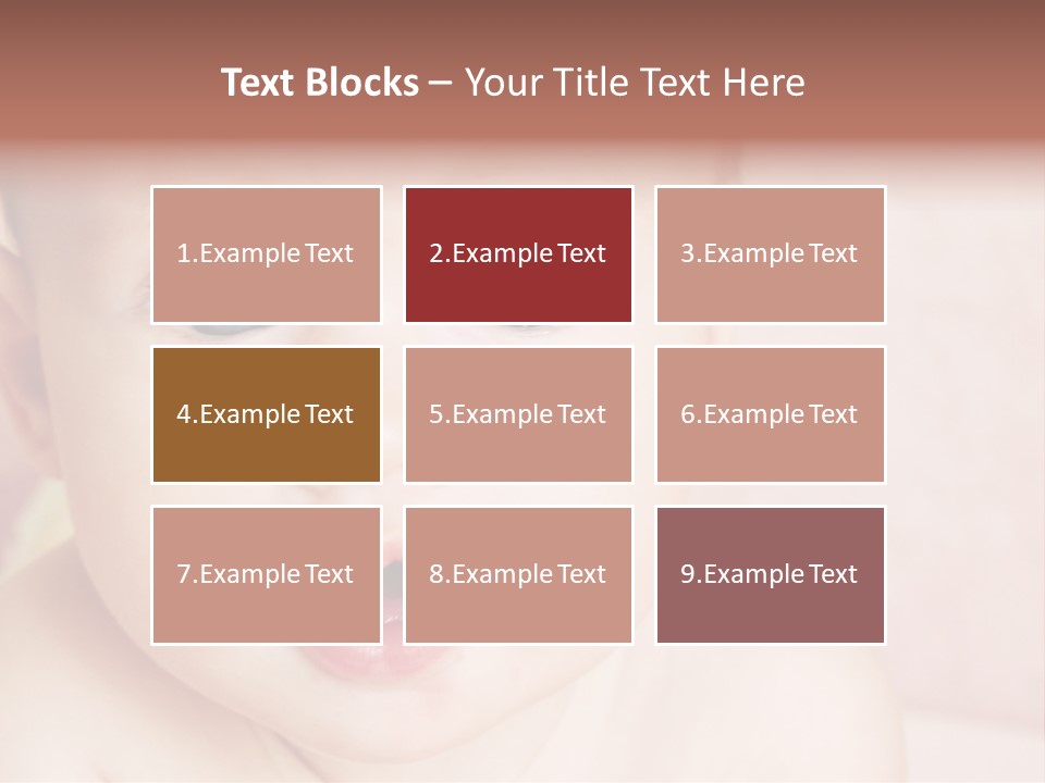 Little Baby Girl PowerPoint Template