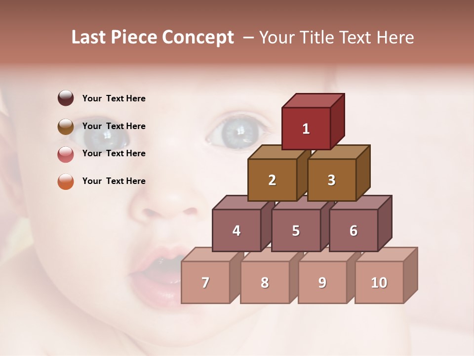 Little Baby Girl PowerPoint Template