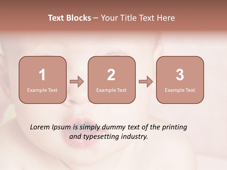 Little Baby Girl PowerPoint Template