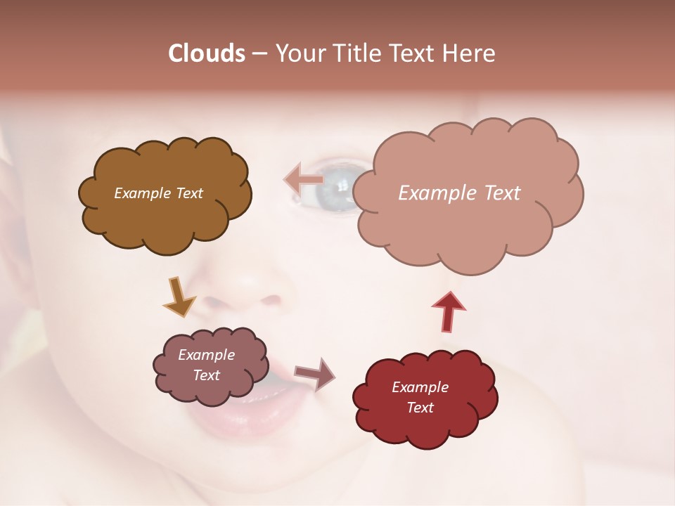 Little Baby Girl PowerPoint Template