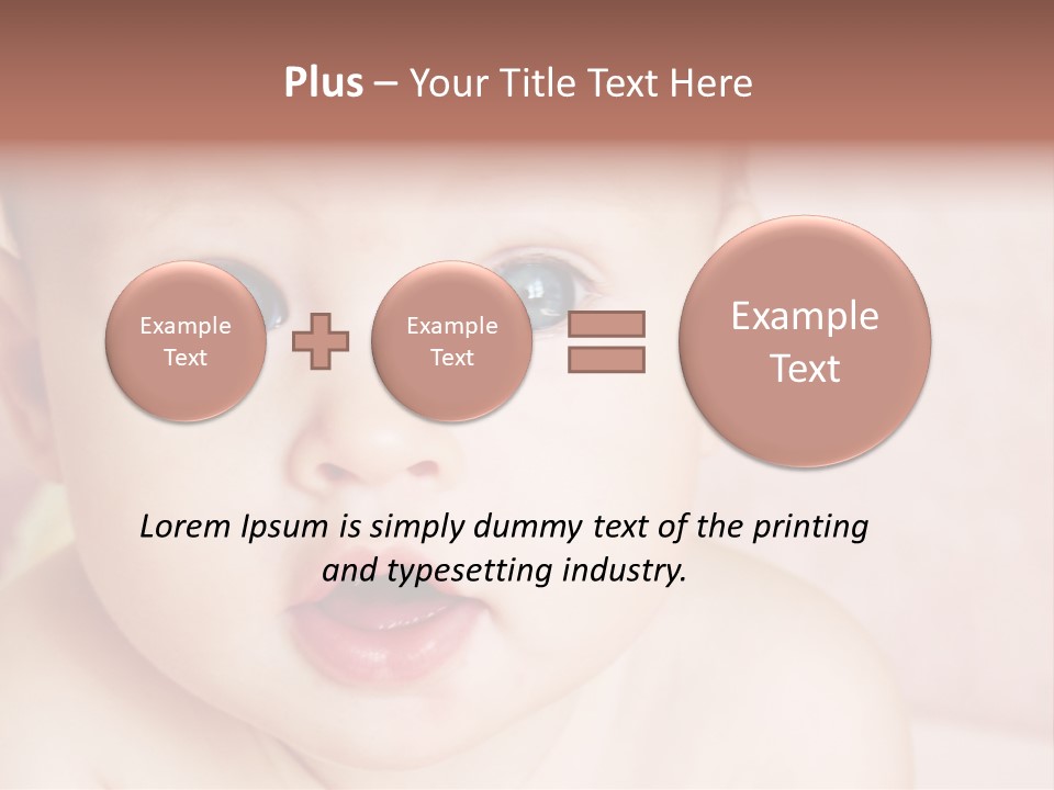 Little Baby Girl PowerPoint Template