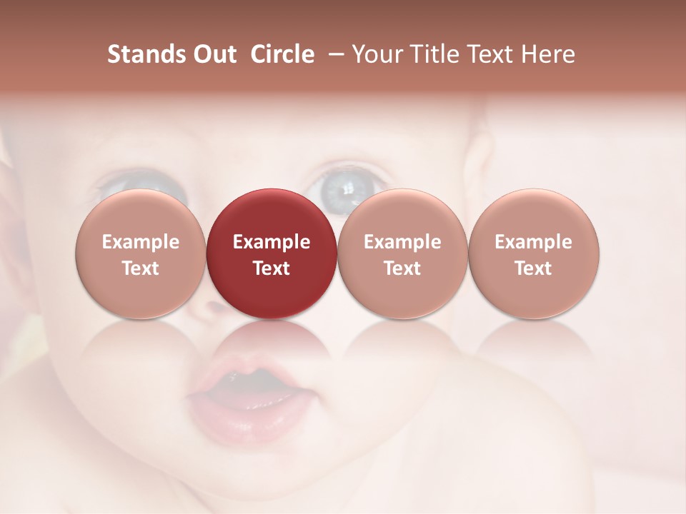 Little Baby Girl PowerPoint Template