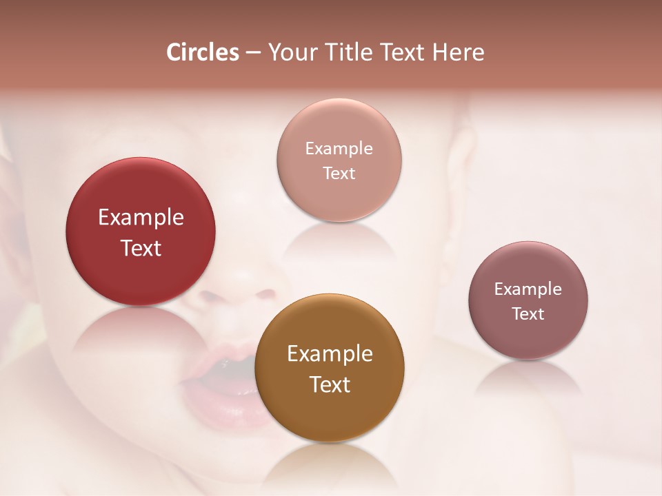 Little Baby Girl PowerPoint Template