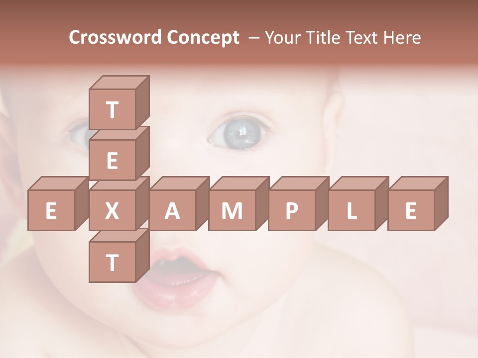 Little Baby Girl PowerPoint Template