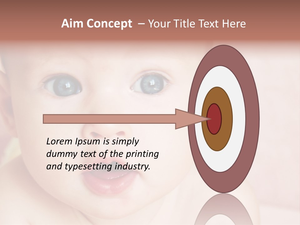 Little Baby Girl PowerPoint Template