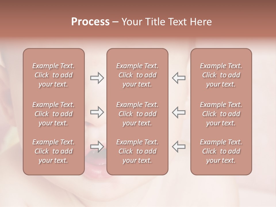 Little Baby Girl PowerPoint Template