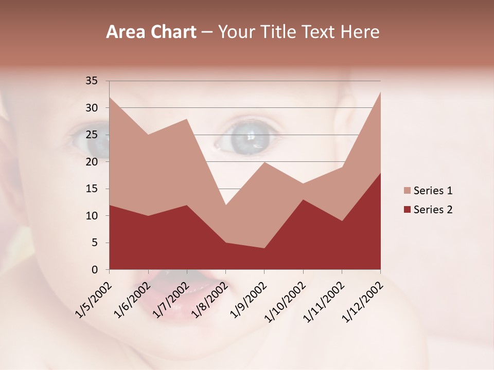 Little Baby Girl PowerPoint Template
