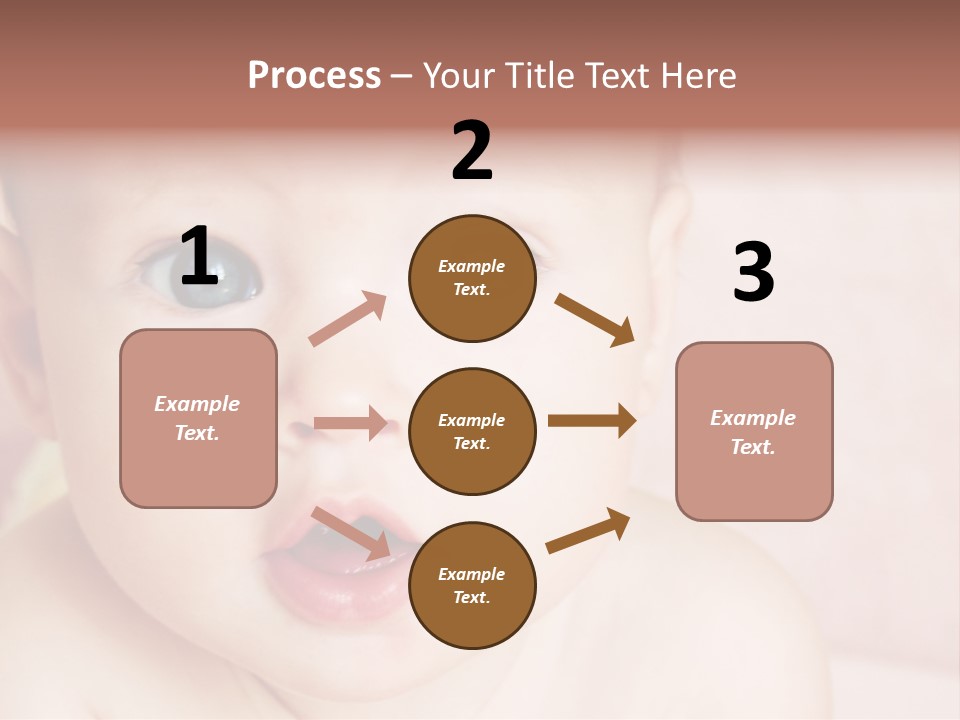 Little Baby Girl PowerPoint Template