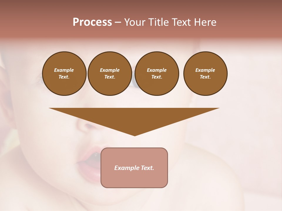 Little Baby Girl PowerPoint Template