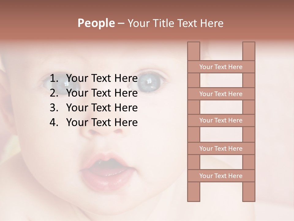 Little Baby Girl PowerPoint Template