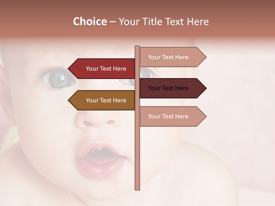 Little Baby Girl PowerPoint Template