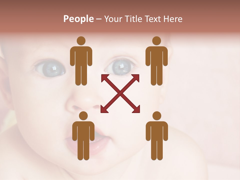 Little Baby Girl PowerPoint Template