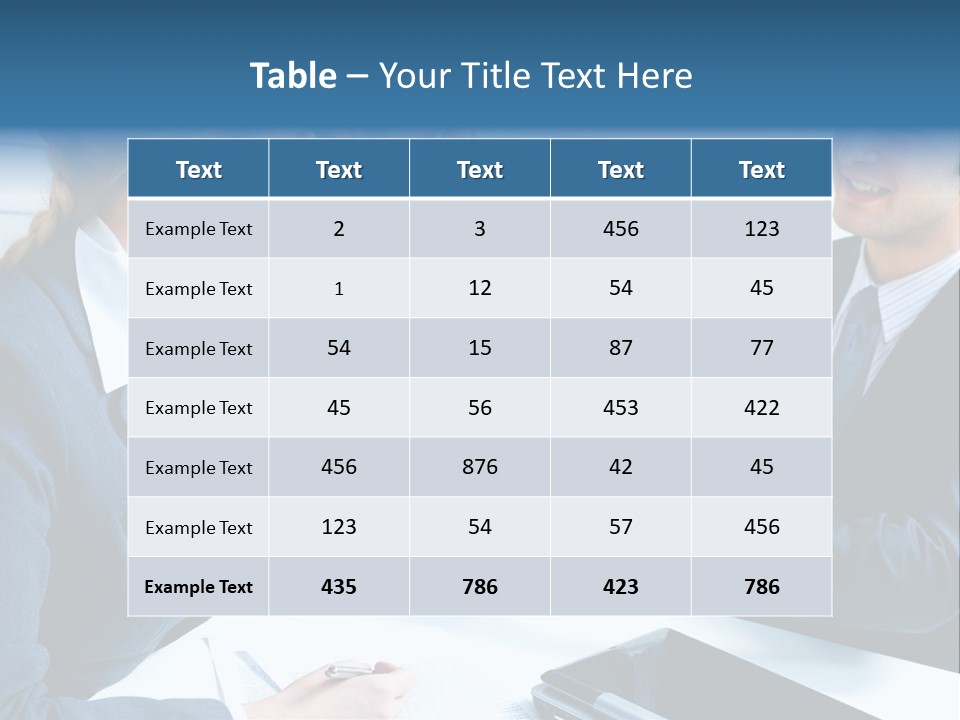 A Group Of Business People Shaking Hands PowerPoint Template