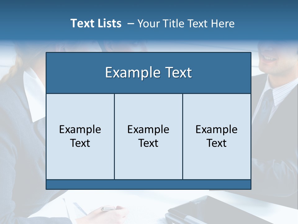 A Group Of Business People Shaking Hands PowerPoint Template