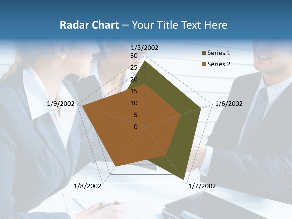 A Group Of Business People Shaking Hands PowerPoint Template