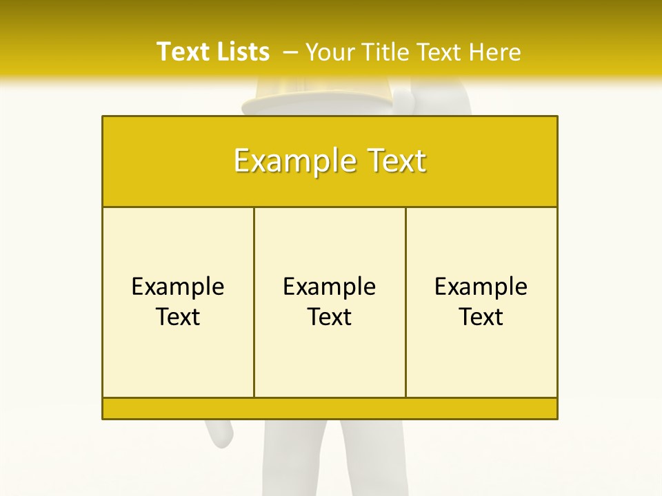3D Human At A Stop Pose PowerPoint Template