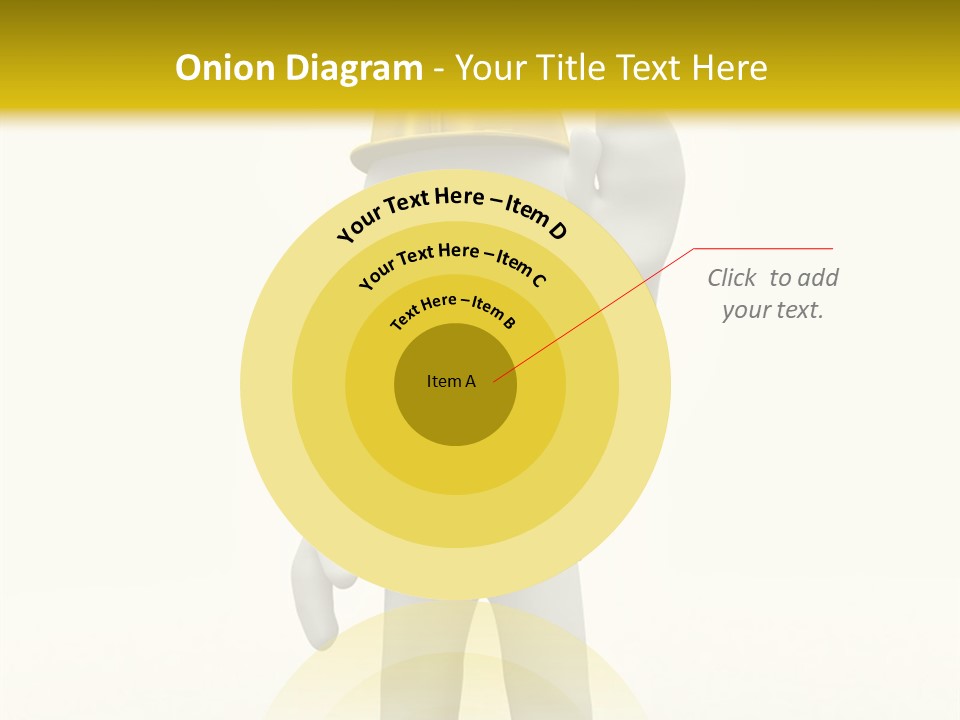 3D Human At A Stop Pose PowerPoint Template