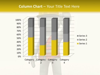 3D Human At A Stop Pose PowerPoint Template