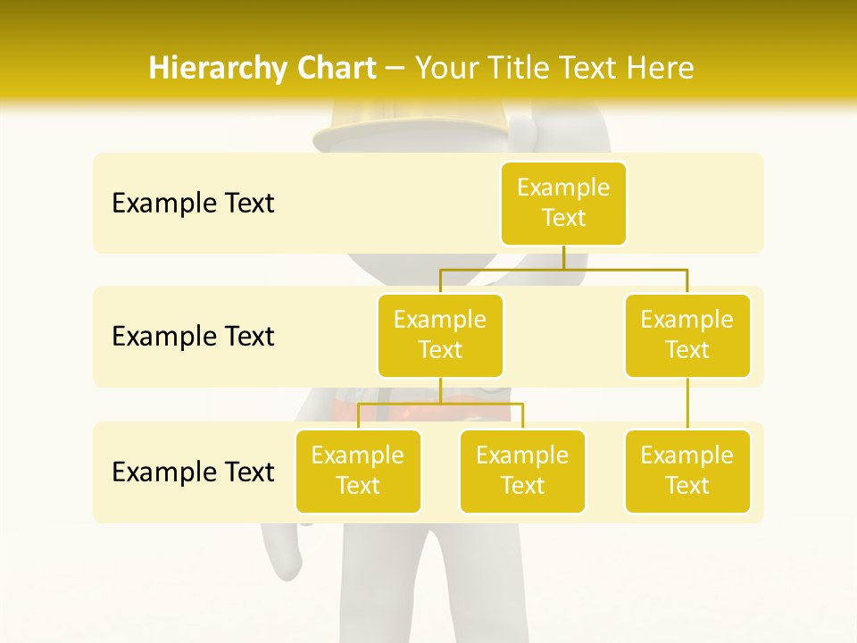 3D Human At A Stop Pose PowerPoint Template