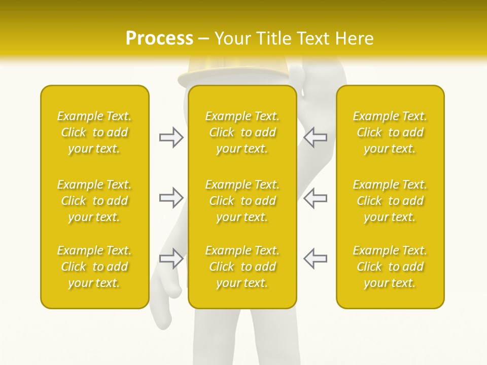 3D Human At A Stop Pose PowerPoint Template