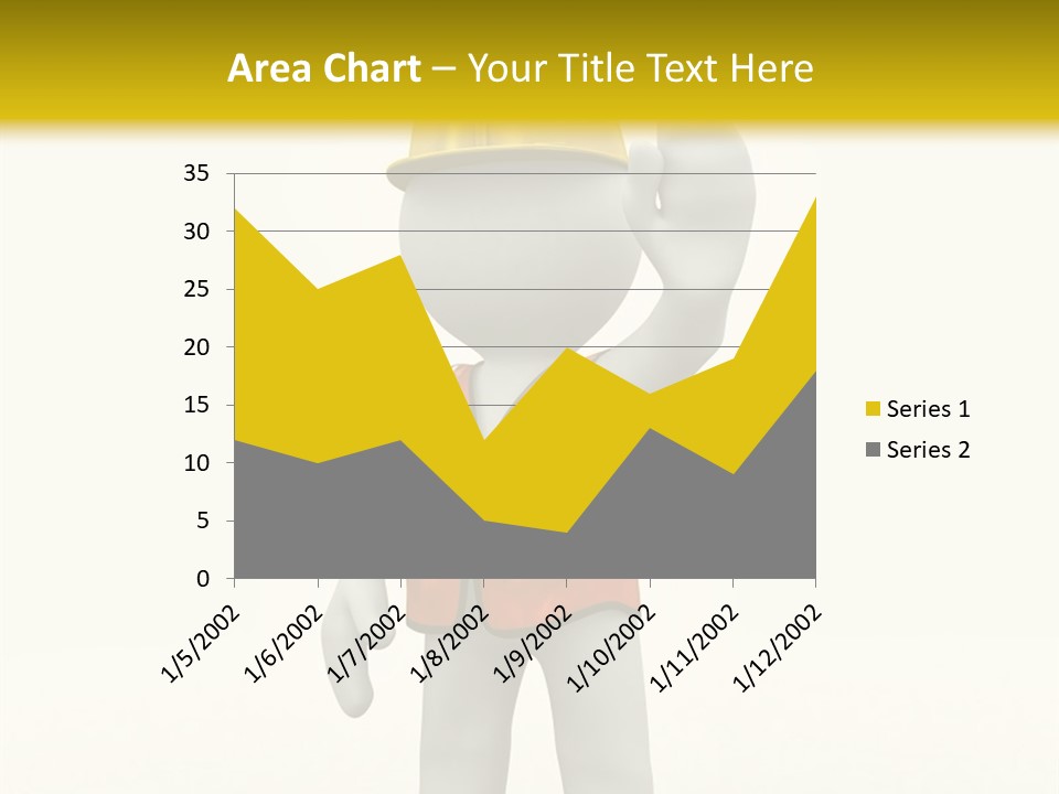 3D Human At A Stop Pose PowerPoint Template