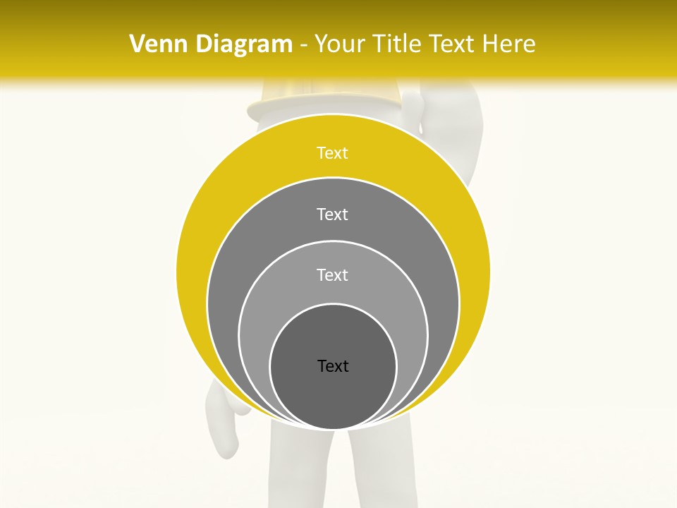 3D Human At A Stop Pose PowerPoint Template