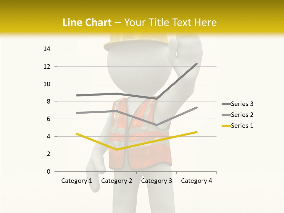 3D Human At A Stop Pose PowerPoint Template