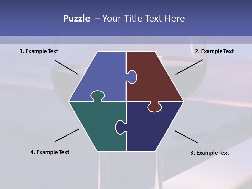 Two Glasses Of Red Wine Sitting On A Ledge Over Looking The Beach, Ocean And Beautiful Sunset. PowerPoint Template