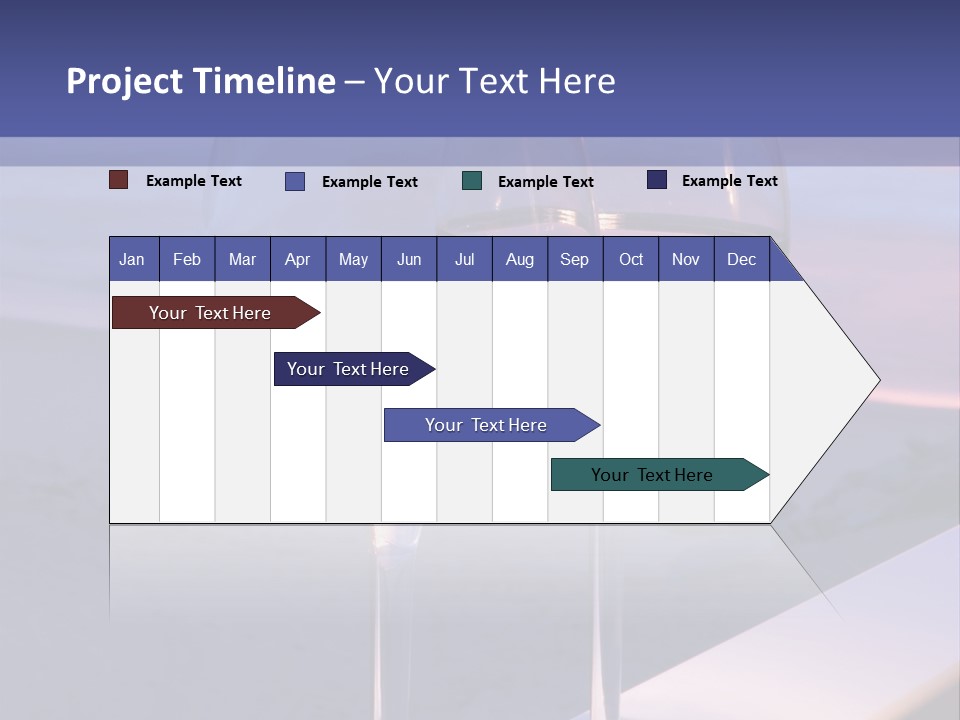 Two Glasses Of Red Wine Sitting On A Ledge Over Looking The Beach, Ocean And Beautiful Sunset. PowerPoint Template