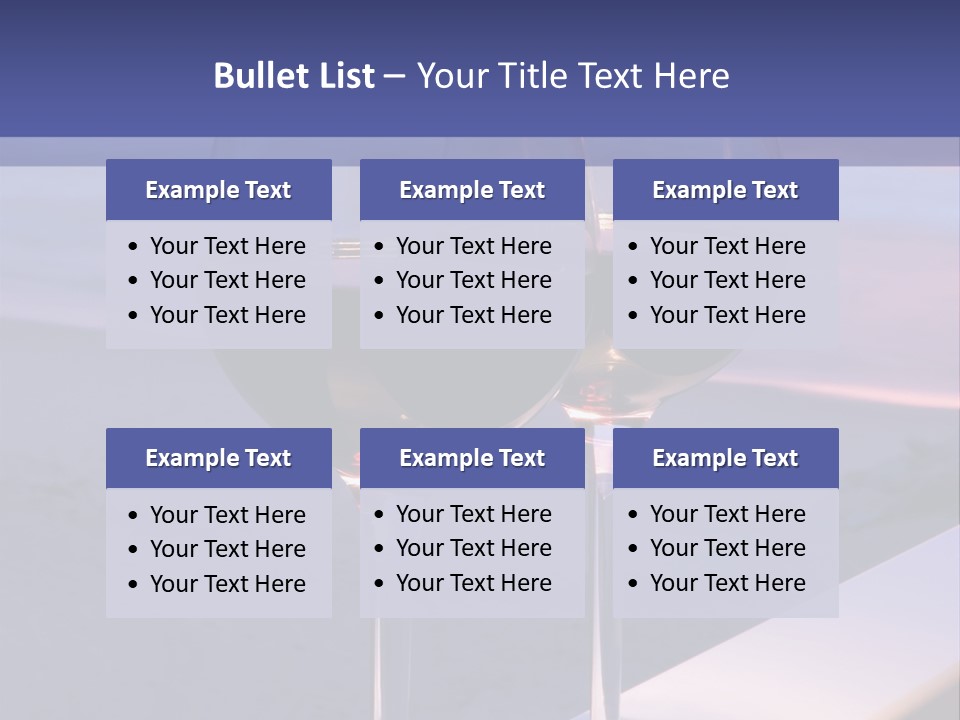 Two Glasses Of Red Wine Sitting On A Ledge Over Looking The Beach, Ocean And Beautiful Sunset. PowerPoint Template