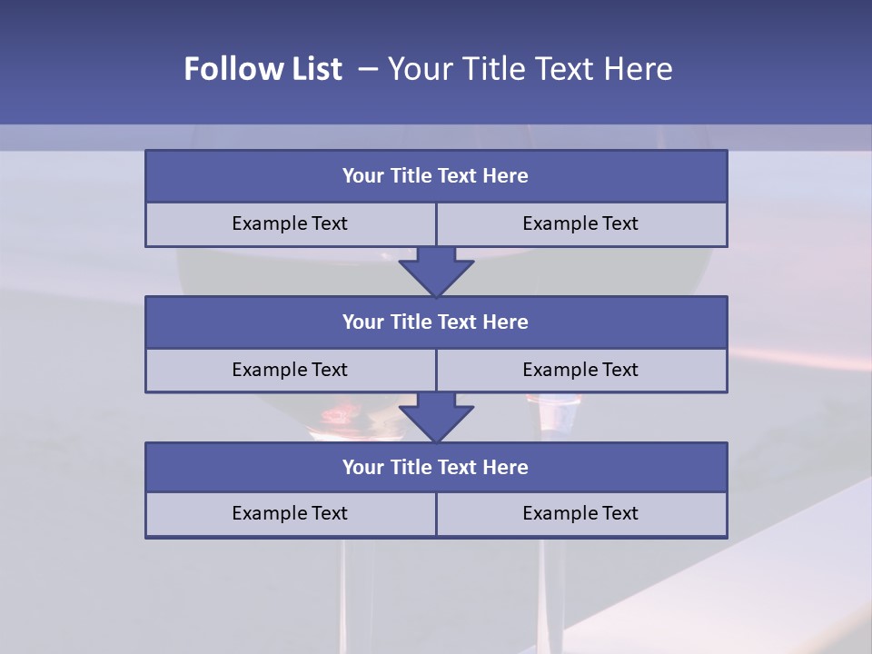 Two Glasses Of Red Wine Sitting On A Ledge Over Looking The Beach, Ocean And Beautiful Sunset. PowerPoint Template