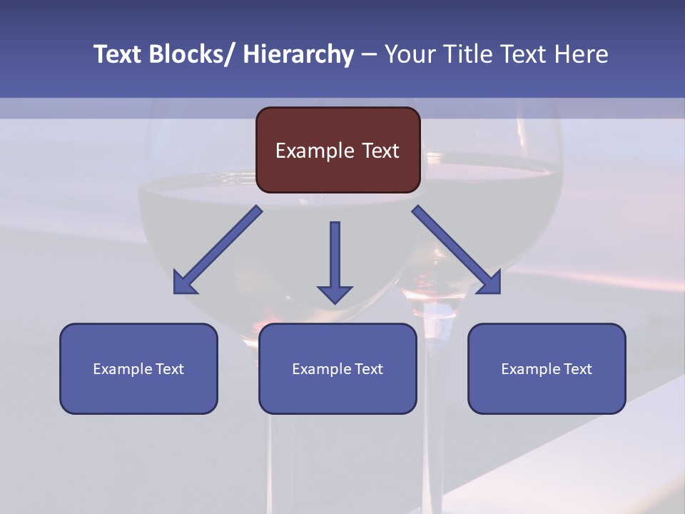 Two Glasses Of Red Wine Sitting On A Ledge Over Looking The Beach, Ocean And Beautiful Sunset. PowerPoint Template