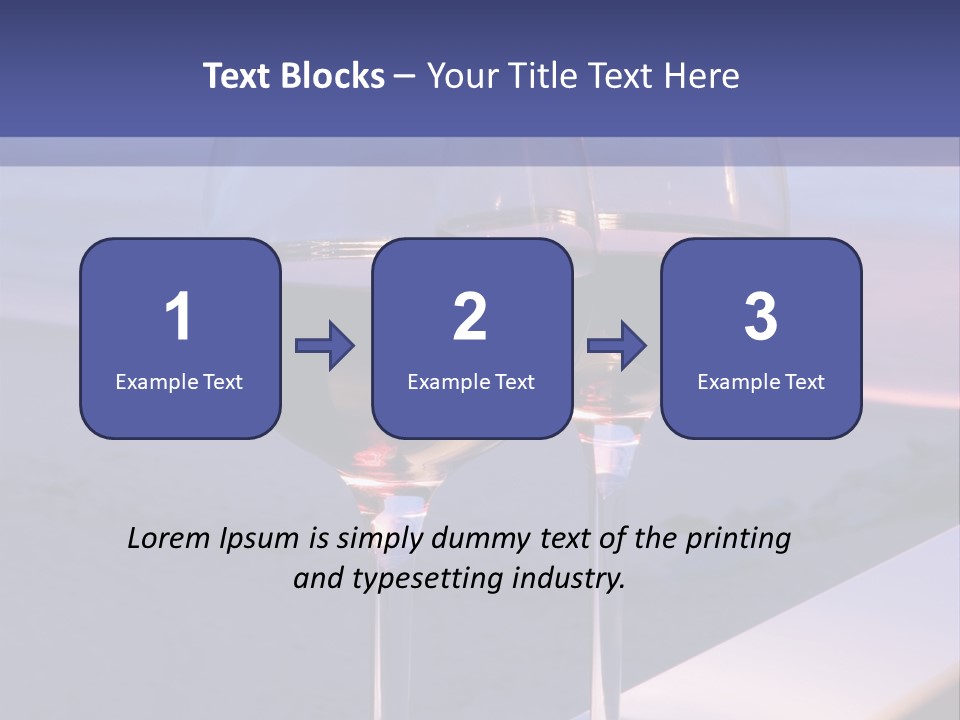 Two Glasses Of Red Wine Sitting On A Ledge Over Looking The Beach, Ocean And Beautiful Sunset. PowerPoint Template