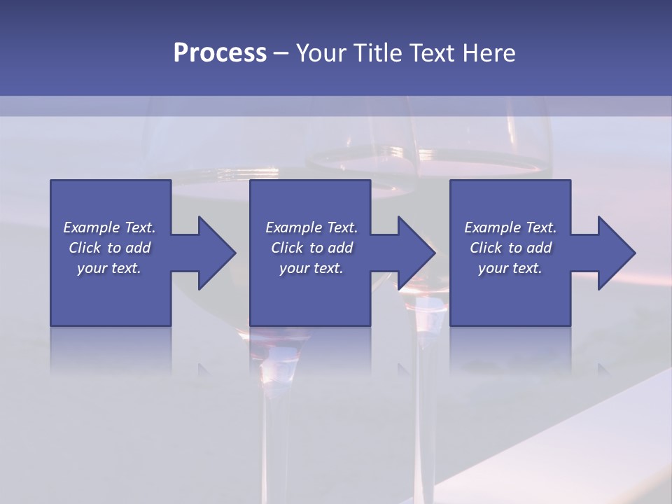 Two Glasses Of Red Wine Sitting On A Ledge Over Looking The Beach, Ocean And Beautiful Sunset. PowerPoint Template