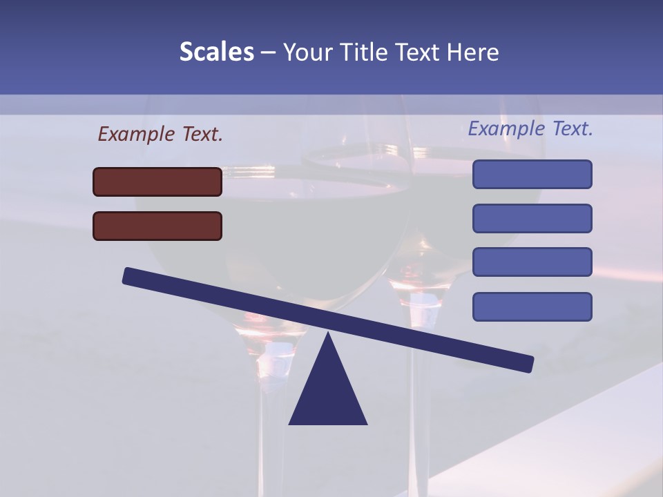 Two Glasses Of Red Wine Sitting On A Ledge Over Looking The Beach, Ocean And Beautiful Sunset. PowerPoint Template
