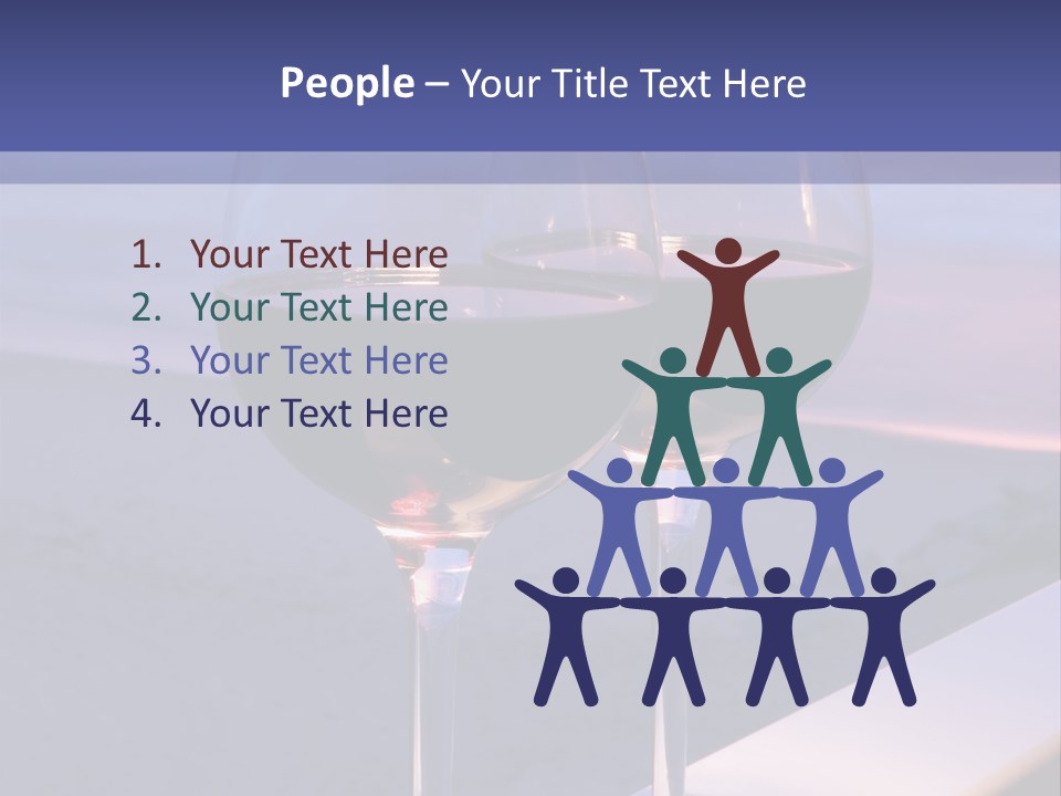 Two Glasses Of Red Wine Sitting On A Ledge Over Looking The Beach, Ocean And Beautiful Sunset. PowerPoint Template