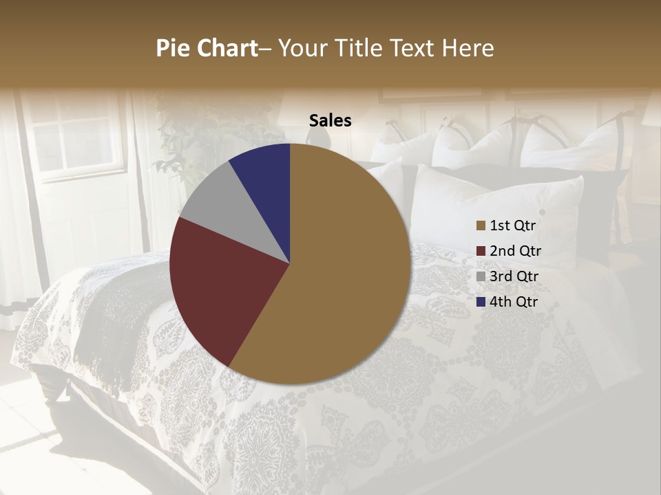 Beautiful Showcase Bedroom Interior PowerPoint Template