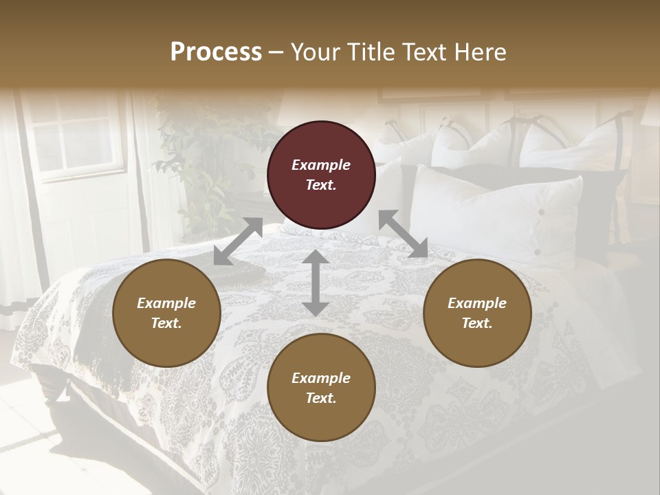 Beautiful Showcase Bedroom Interior PowerPoint Template